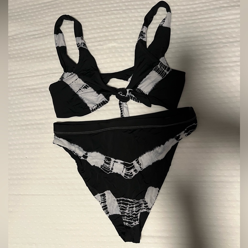 Lulu's Black and White Bikini